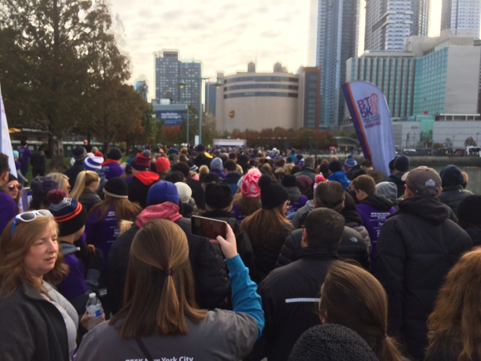 view from the starting line